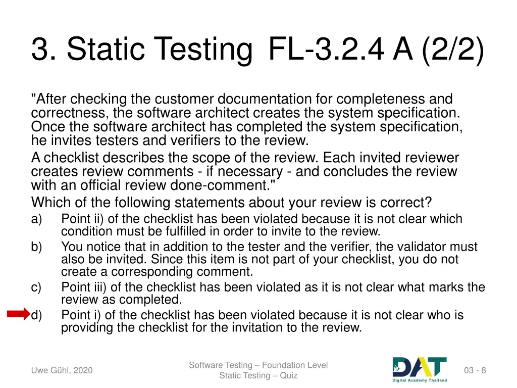 3 static testing fl 3 2 4 a 2 2