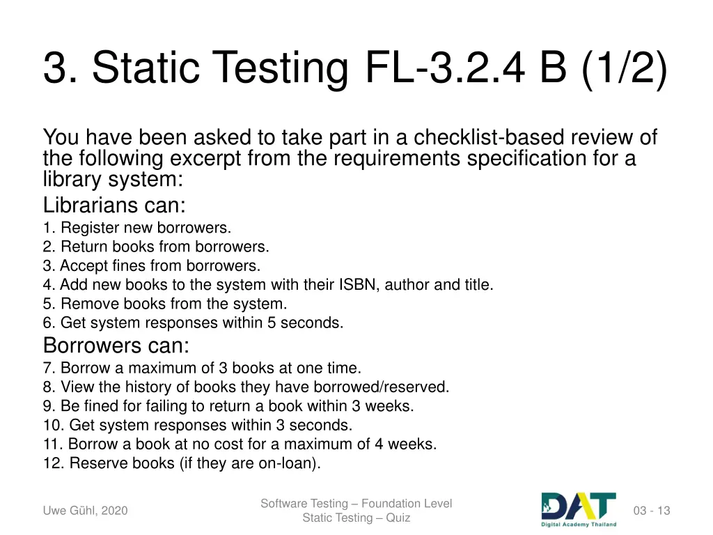 3 static testing fl 3 2 4 b 1 2