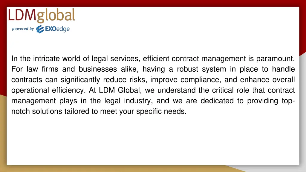 in the intricate world of legal services