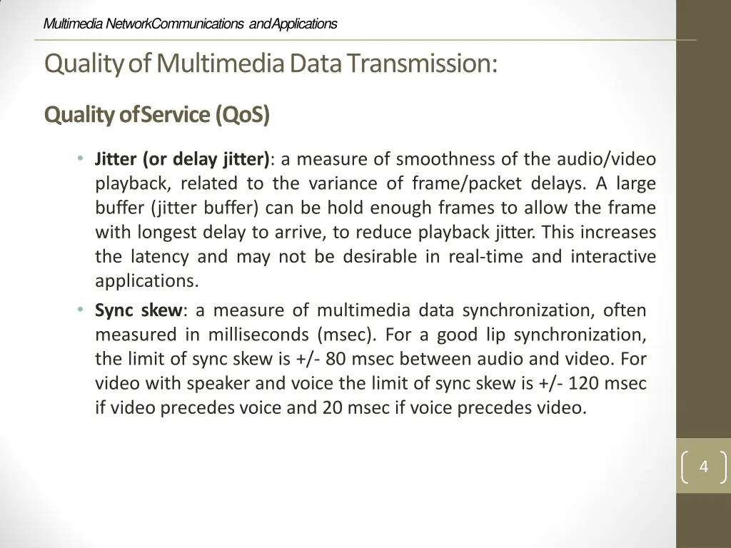 multimedia network communications and applications 2