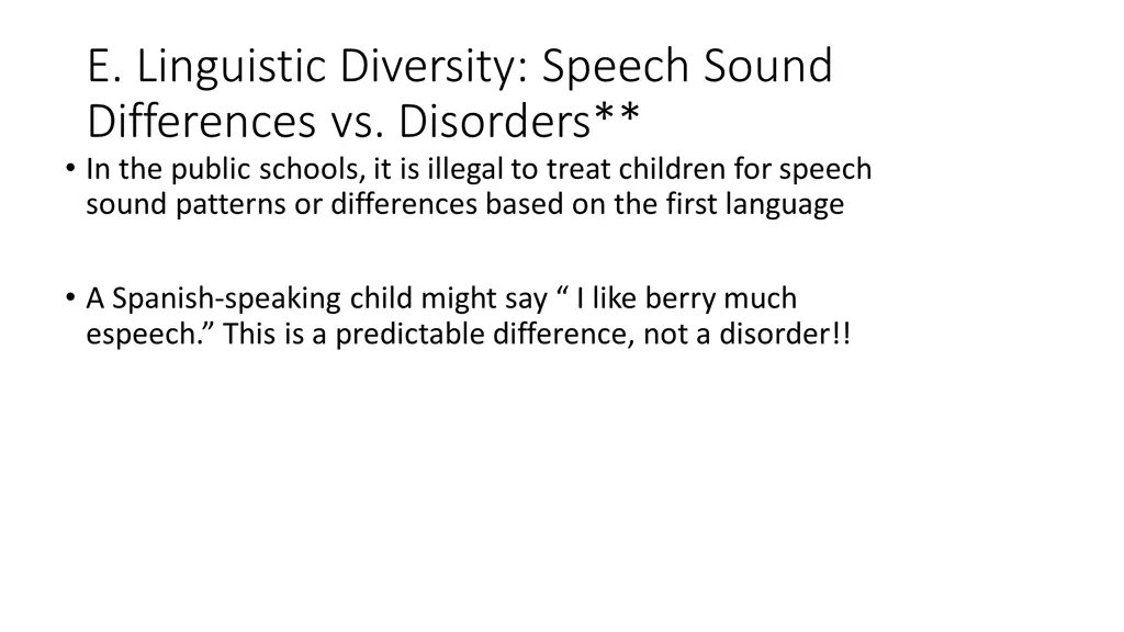 e linguistic diversity speech sound differences