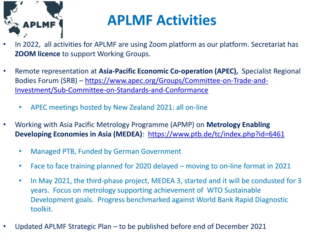 aplmf activities