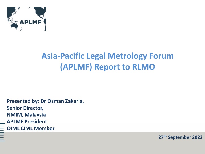 asia pacific legal metrology forum aplmf report