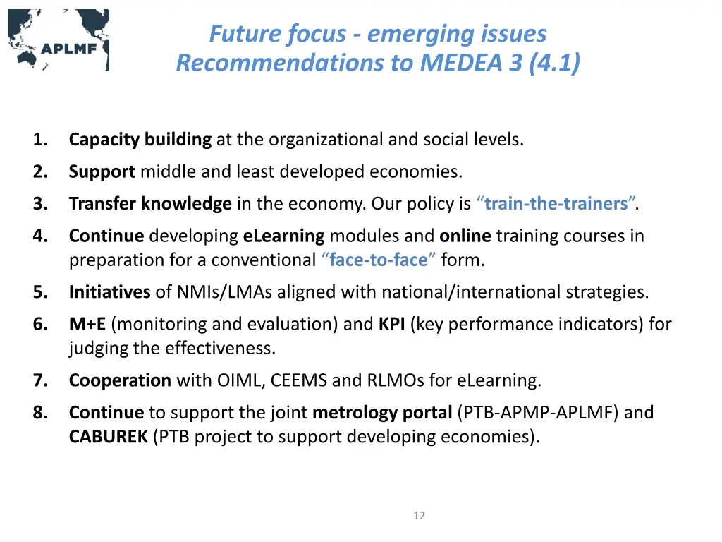 future focus emerging issues recommendations