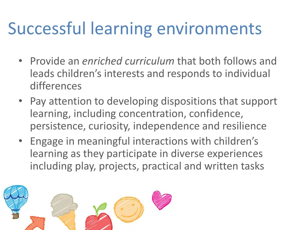 successful learning environments