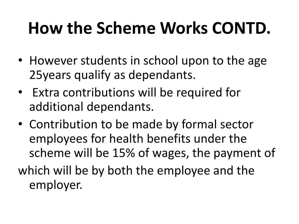 how the scheme works contd 1