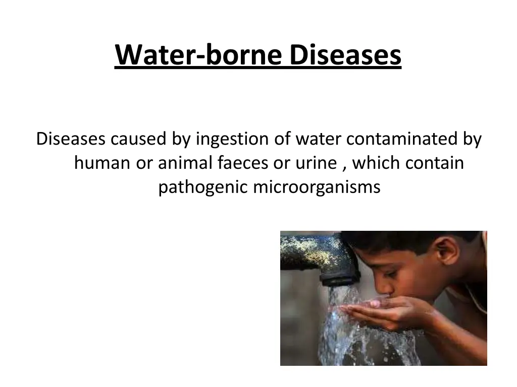 water bornediseases