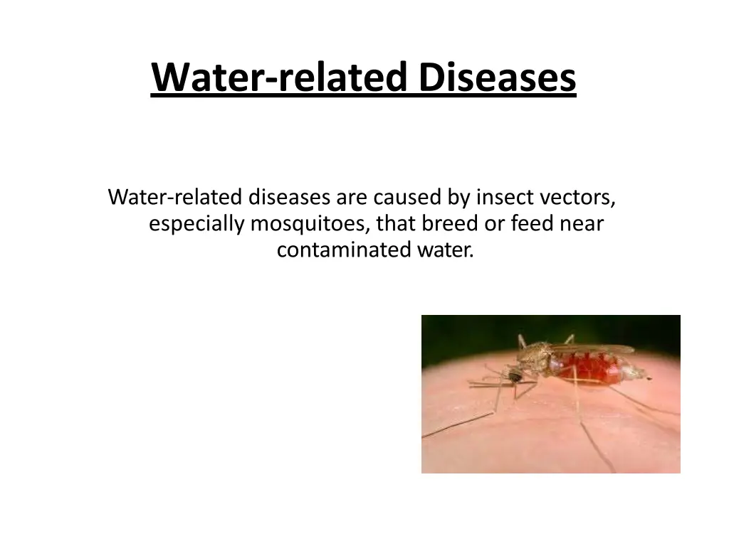 water relateddiseases