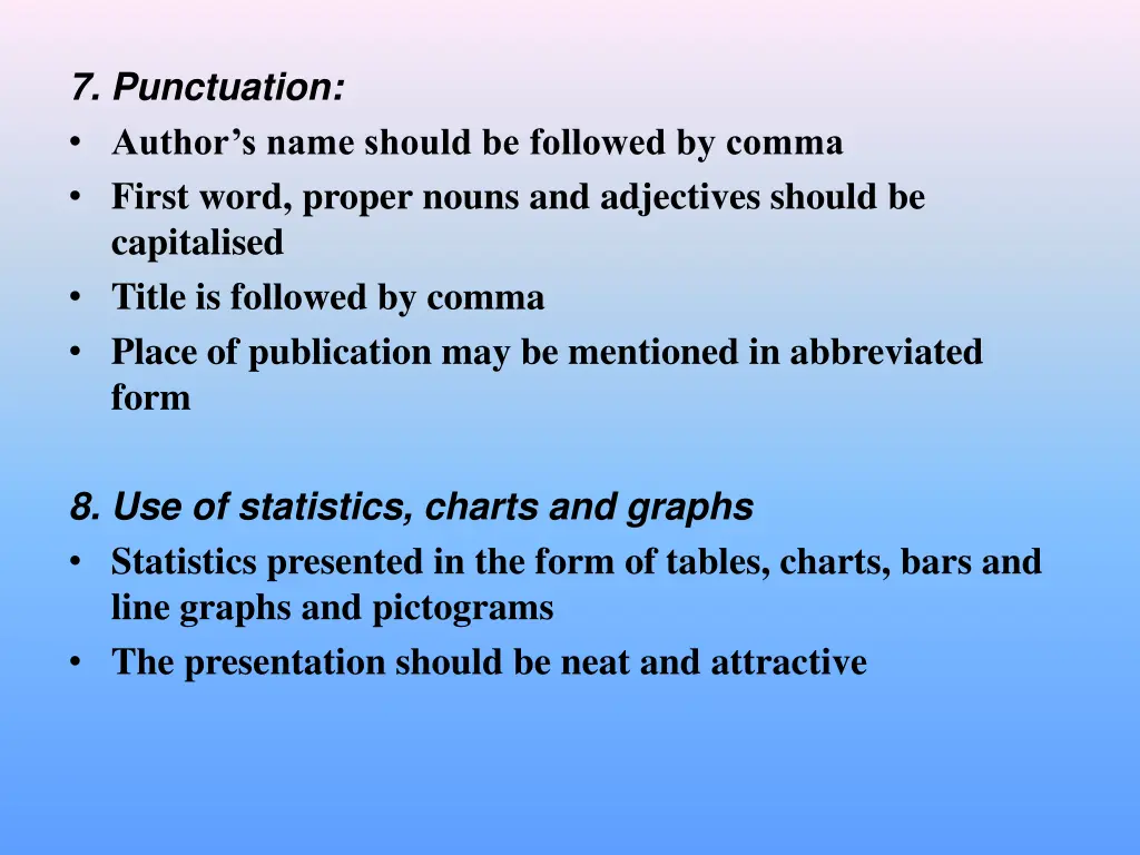 7 punctuation author s name should be followed