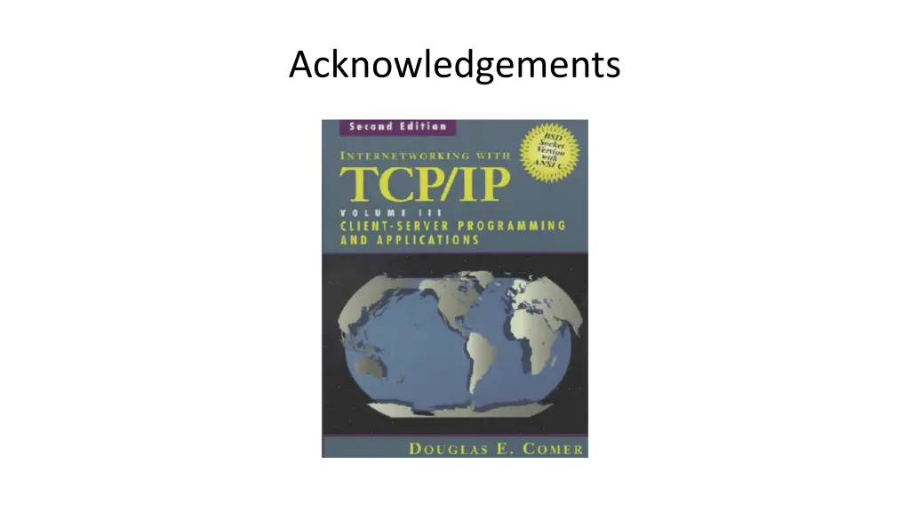 acknowledgements