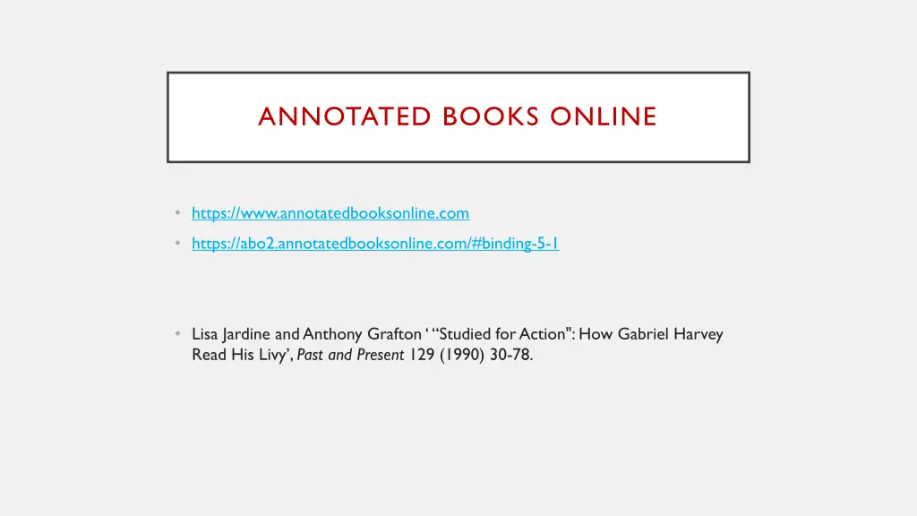 annotated books online