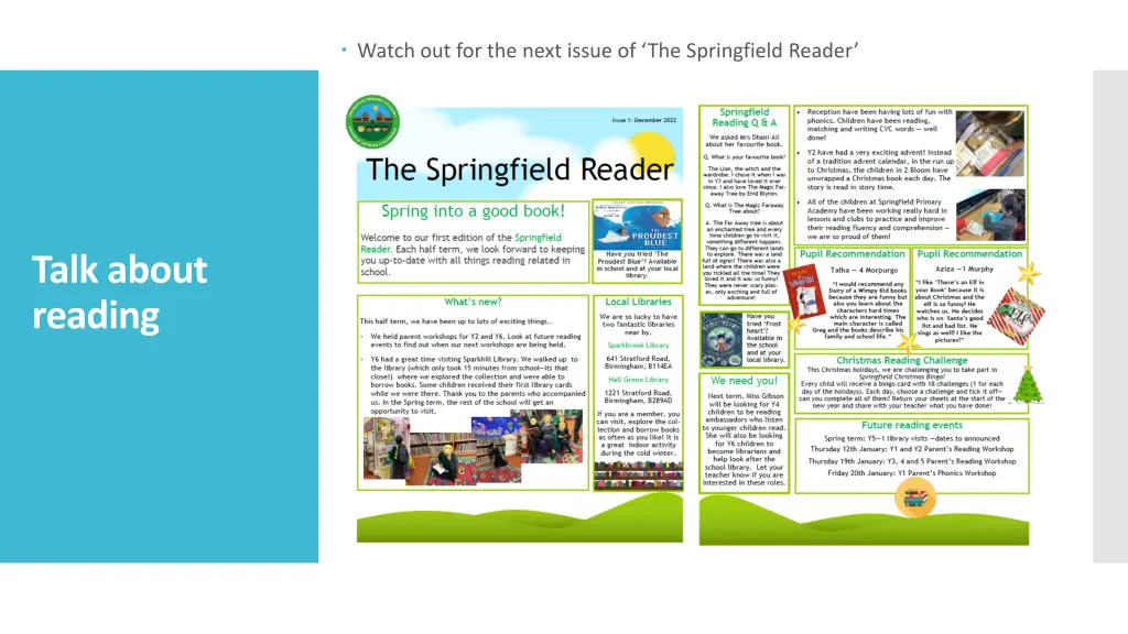 watch out for the next issue of the springfield