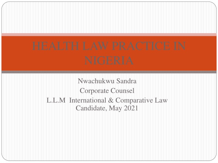 health law practice in nigeria