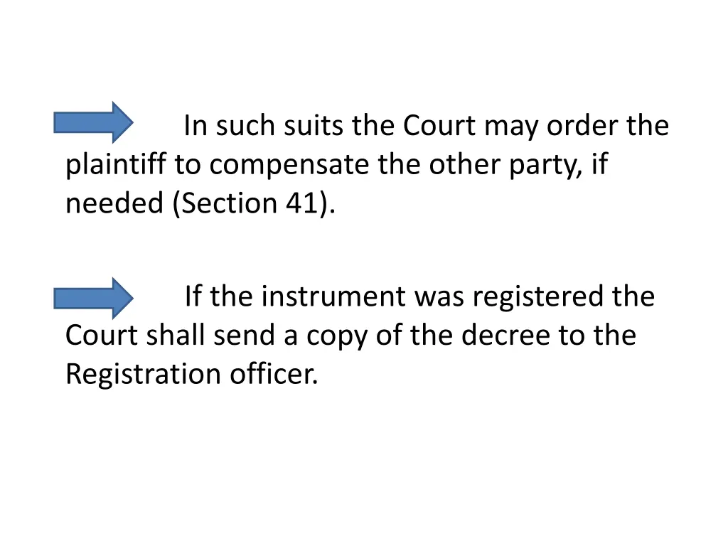 in such suits the court may order the plaintiff