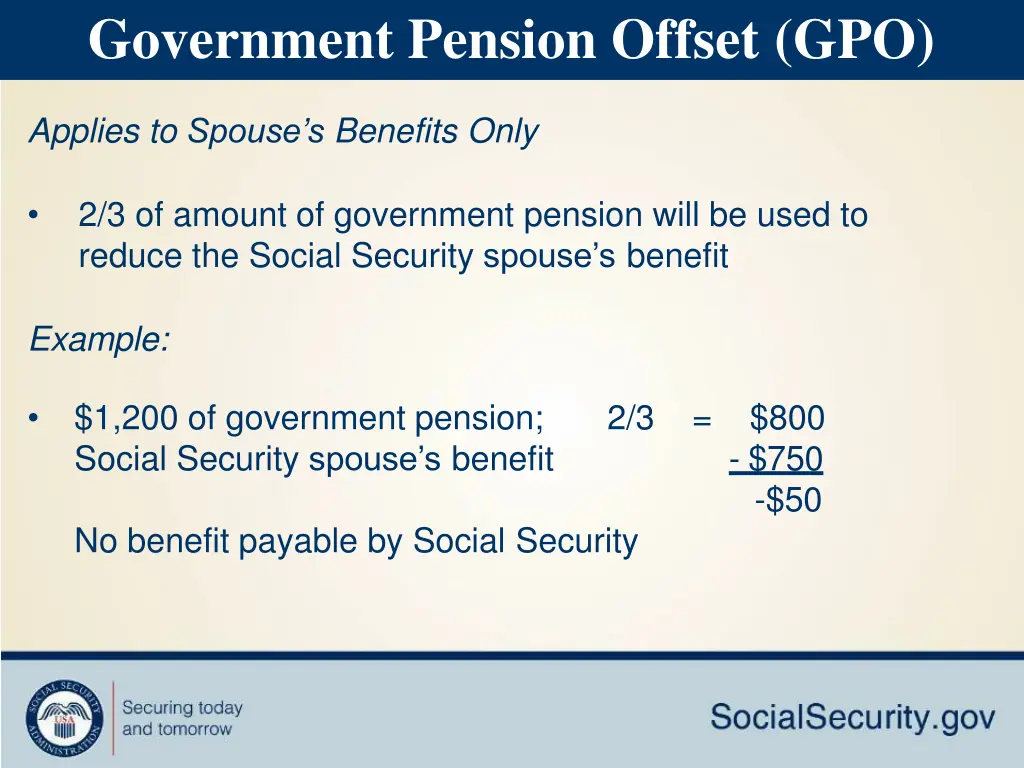 government pension offset gpo 1