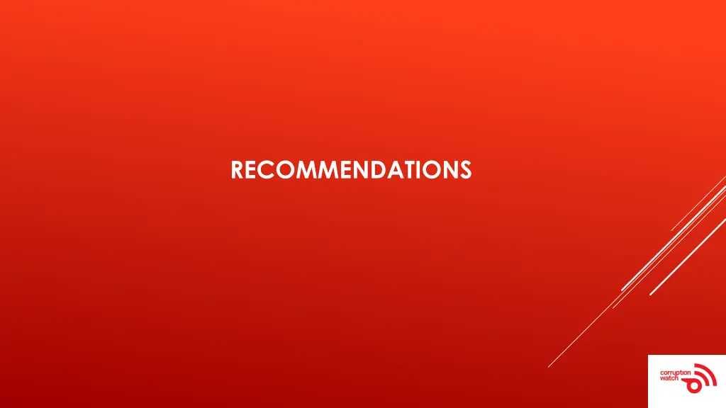 recommendations