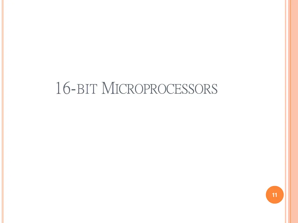 16 bit m icroprocessors