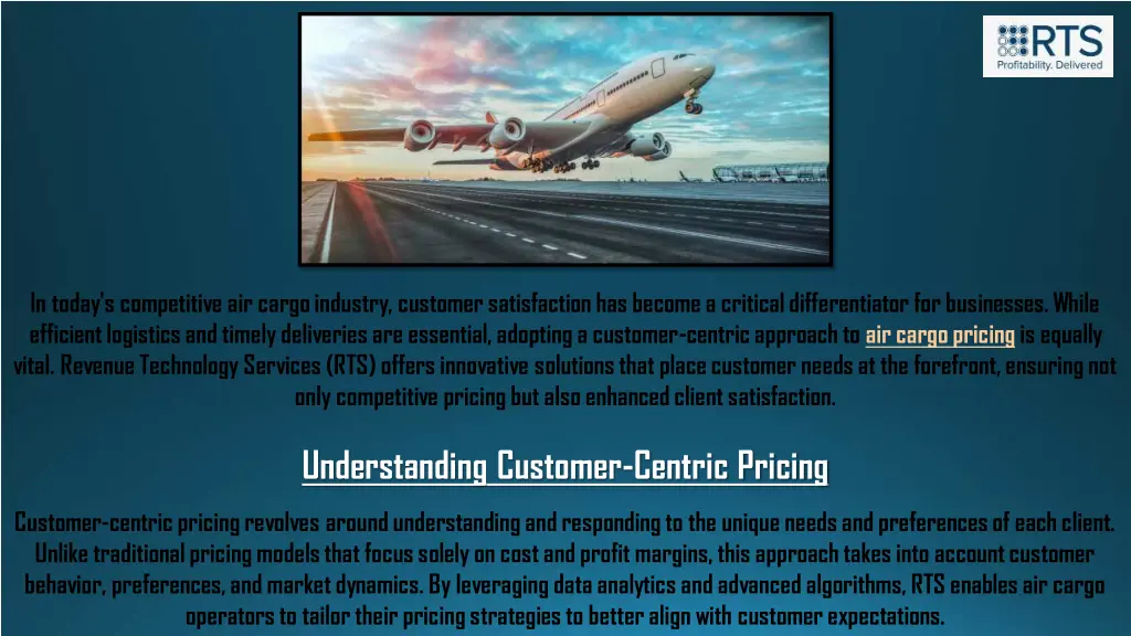 in today s competitive air cargo industry