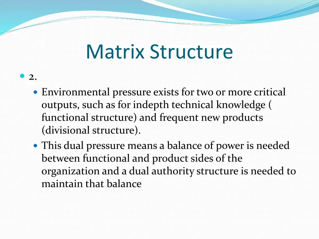 matrix structure 2