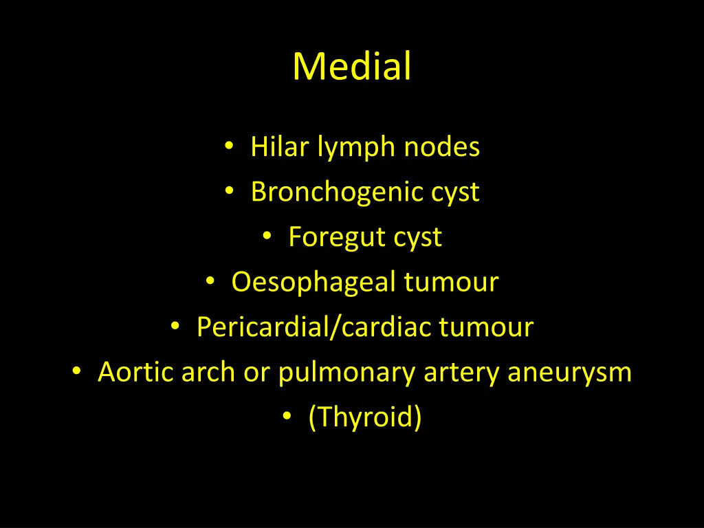 medial