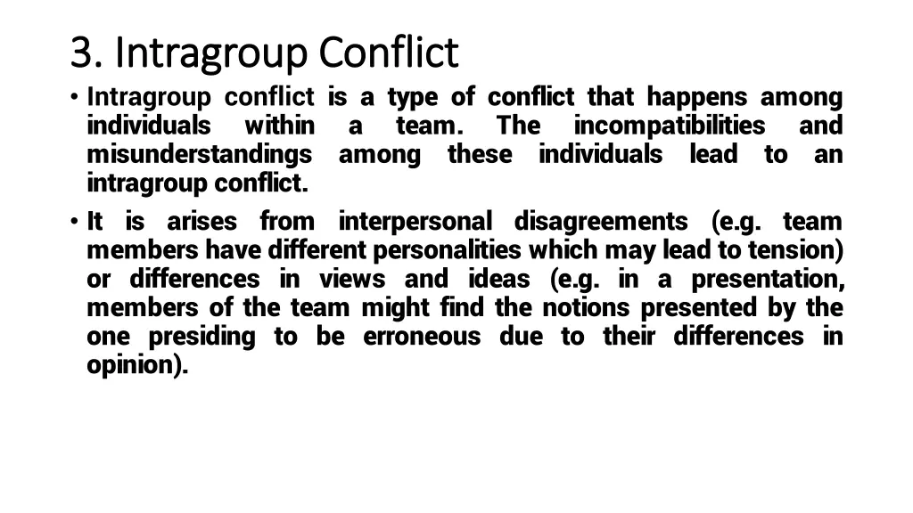 3 intragroup conflict 3 intragroup conflict