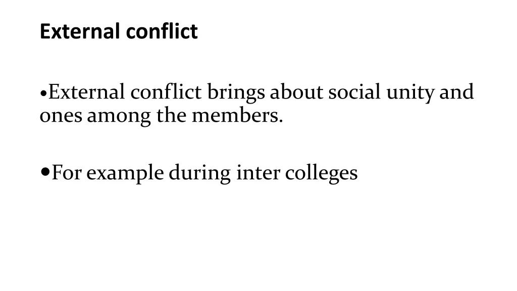 external conflict