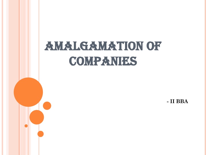 amalgamation of amalgamation of companies