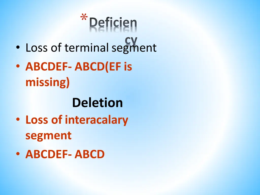 deficien