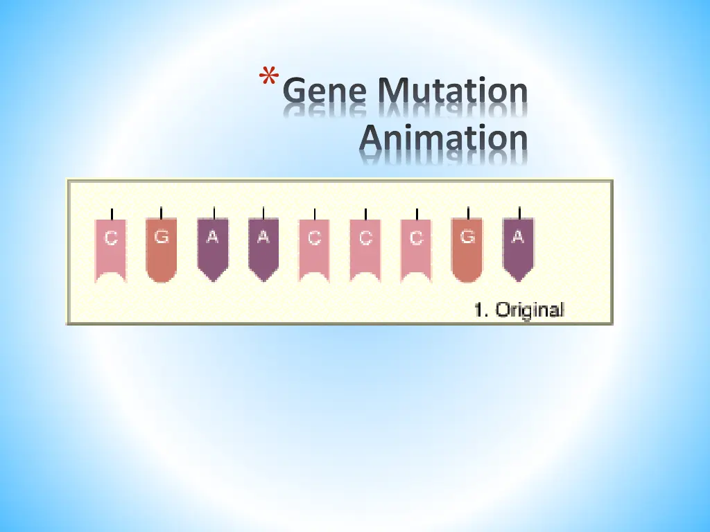 gene mutation animation