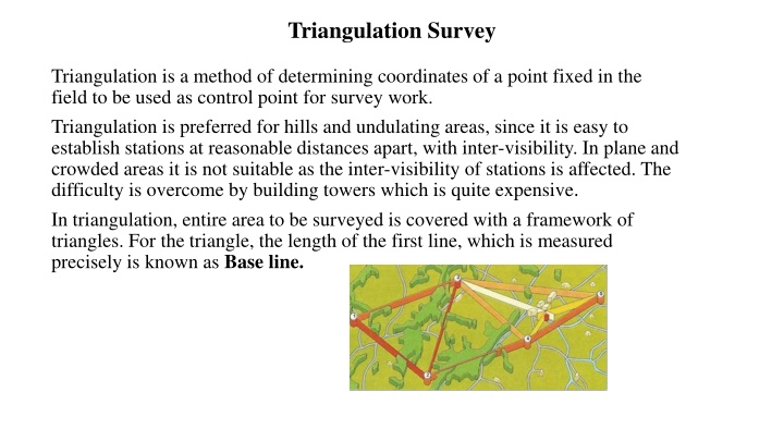 triangulation survey