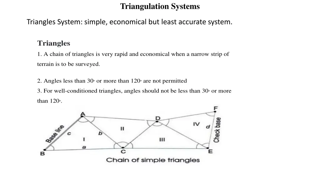 triangulation systems