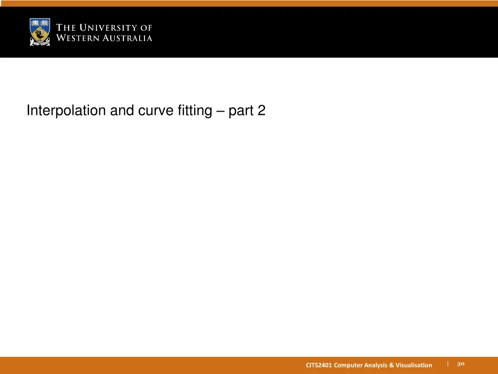 interpolation and curve fitting part 2