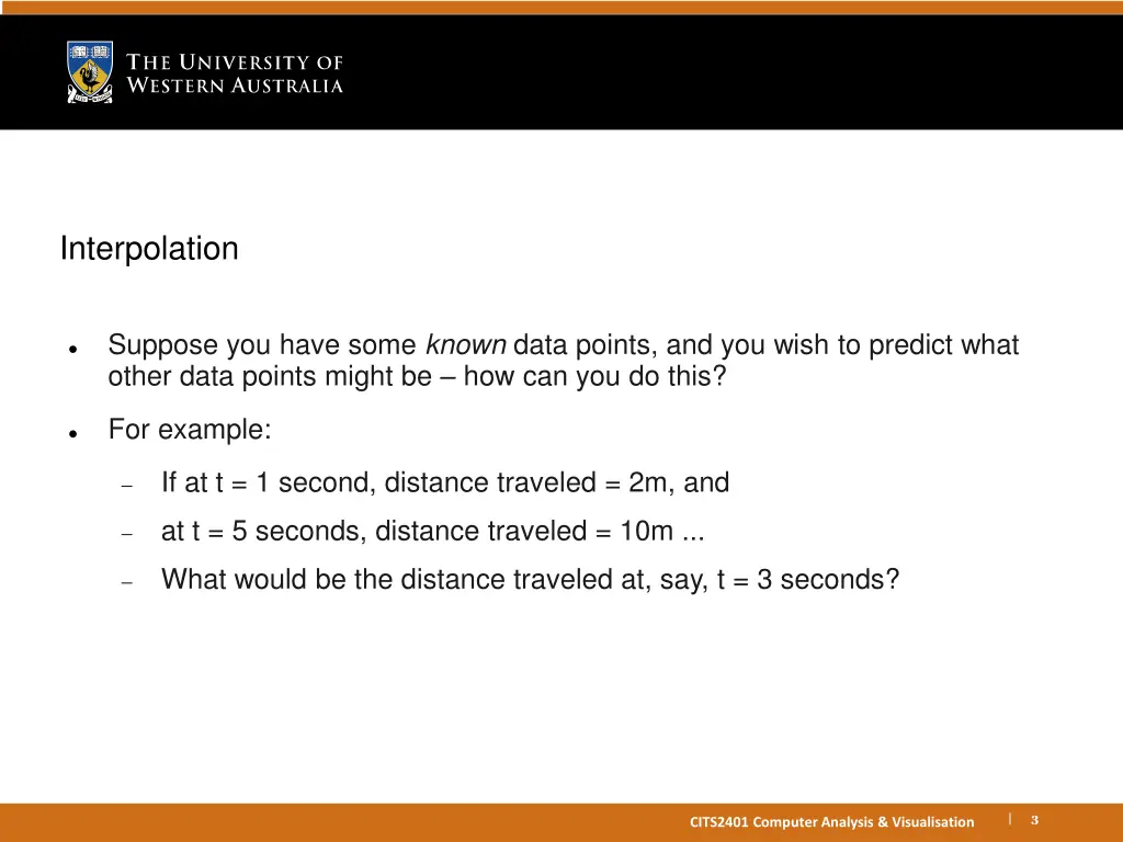 interpolation