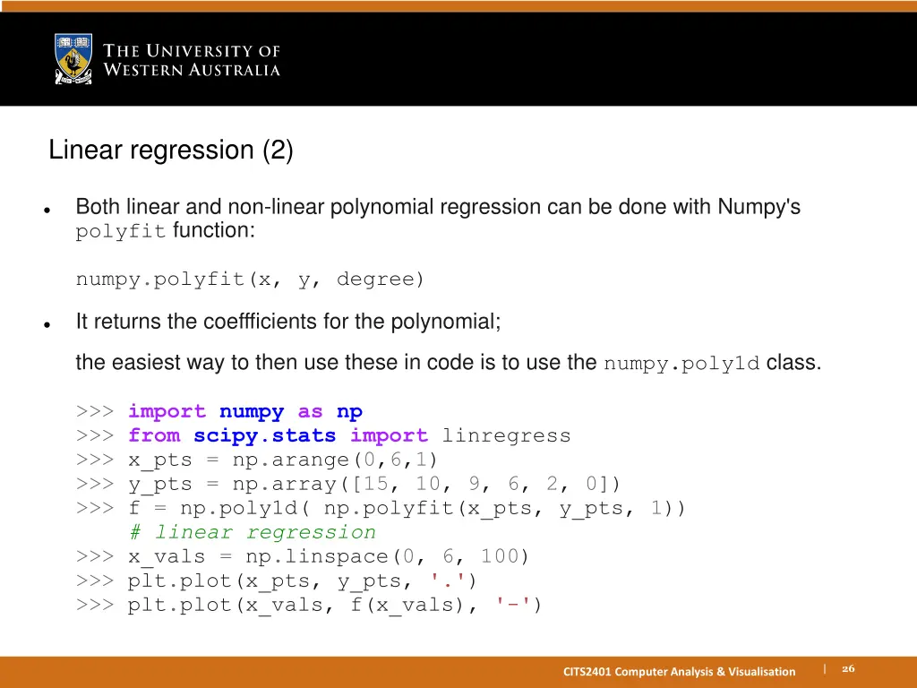 linear regression 2