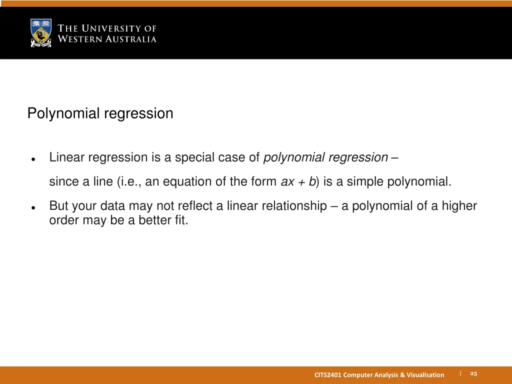 polynomial regression