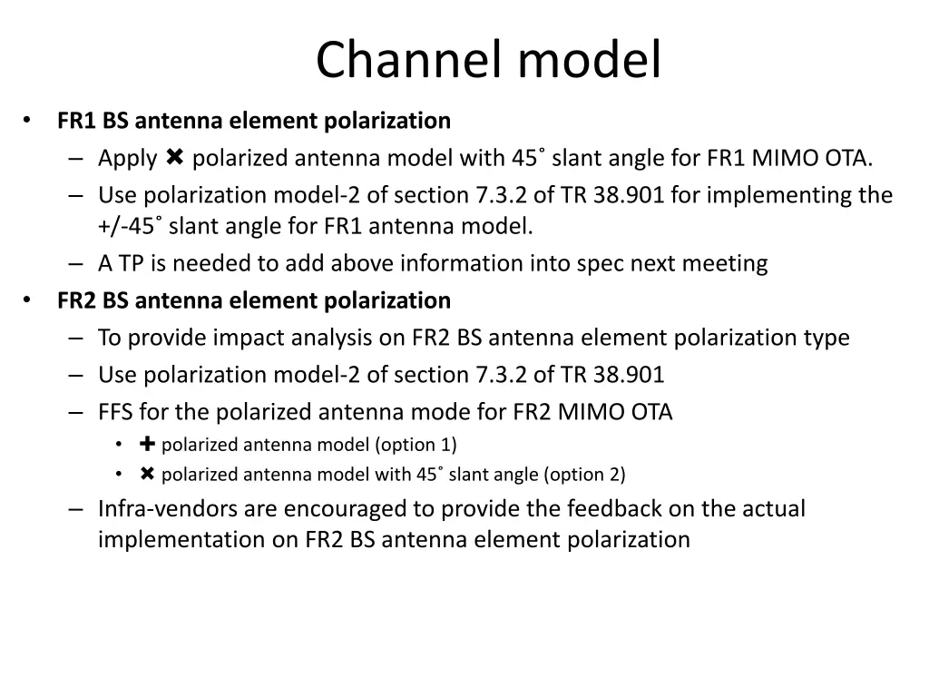 channel model