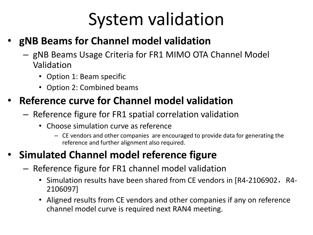 system validation