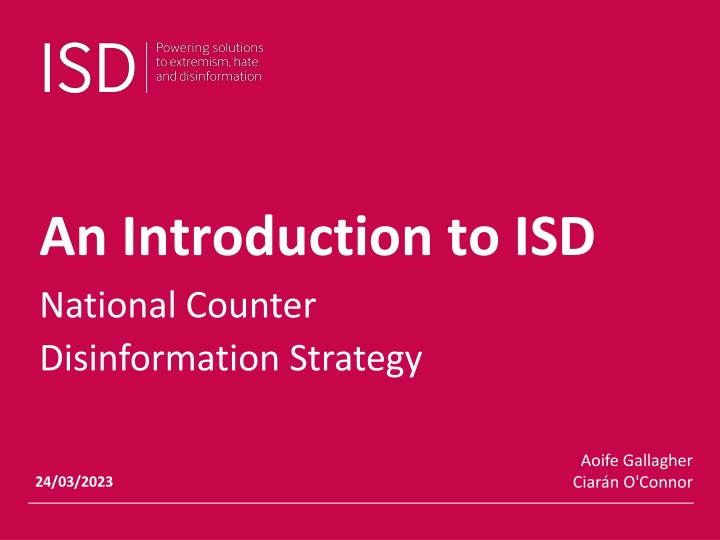 an introduction to isd