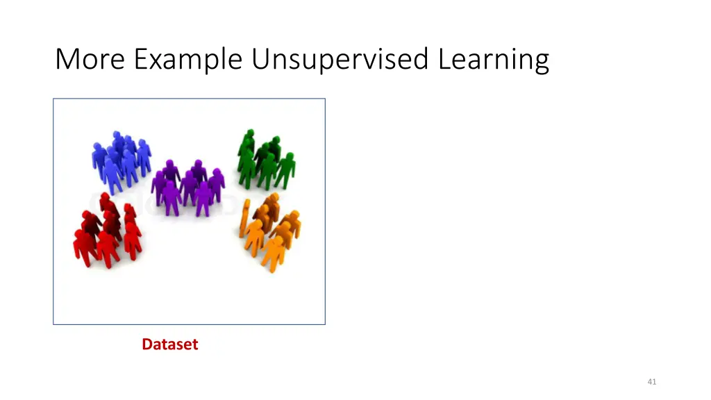 more example unsupervised learning