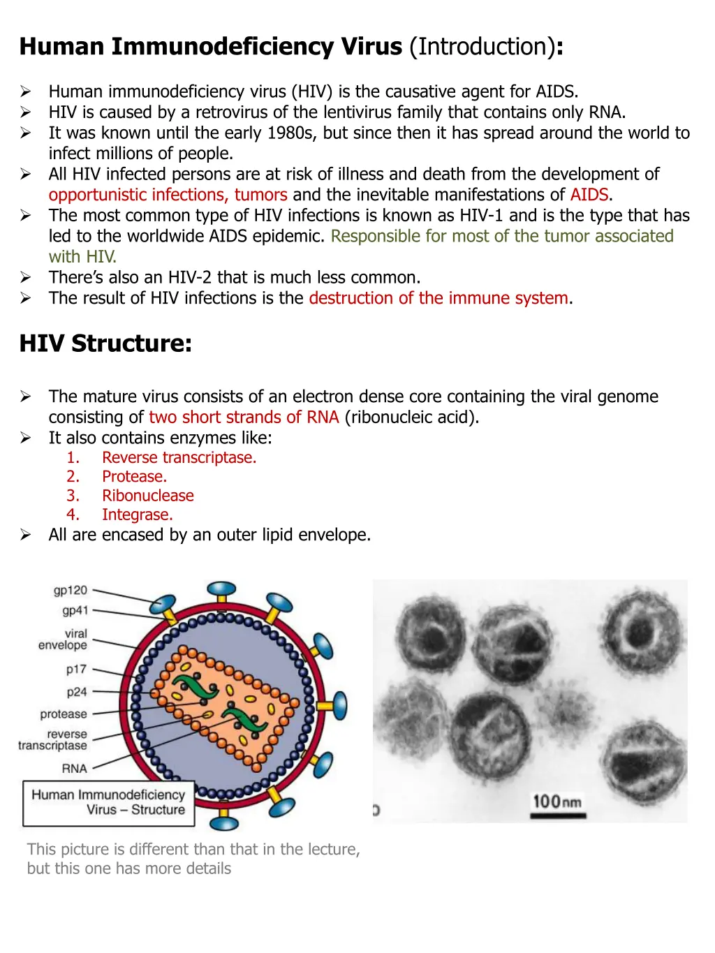 human immunodeficiency virus introduction