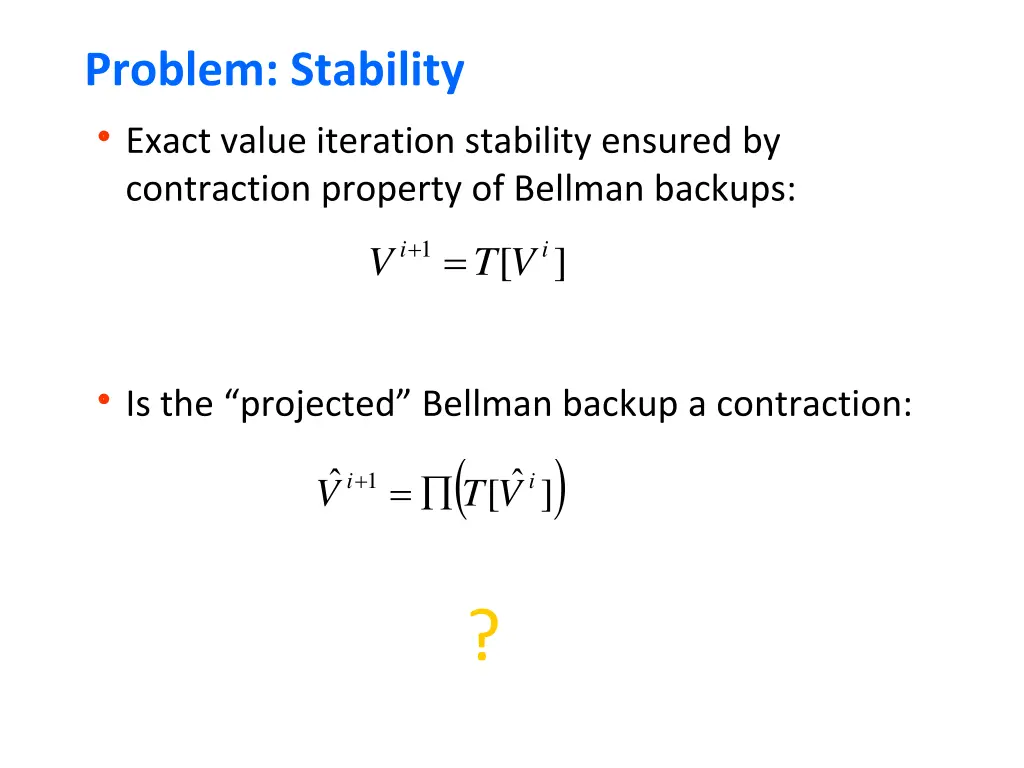 problem stability