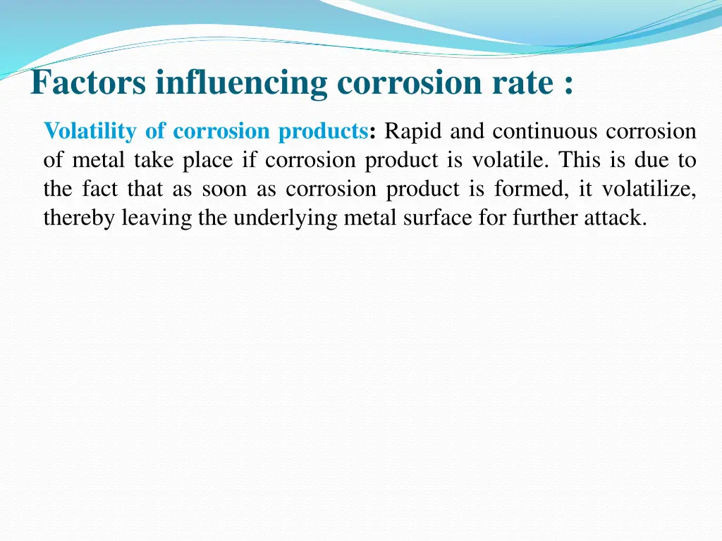 factors influencing corrosion rate 1