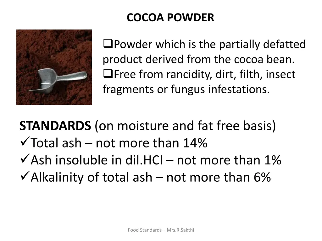 cocoa powder