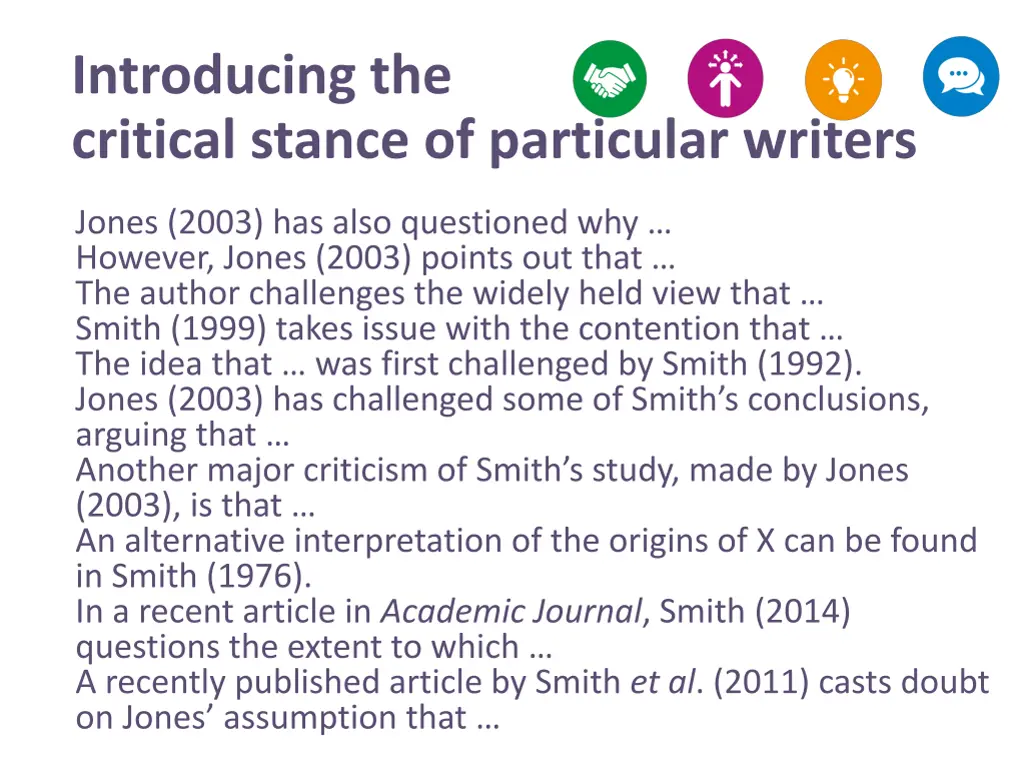 introducing the critical stance of particular