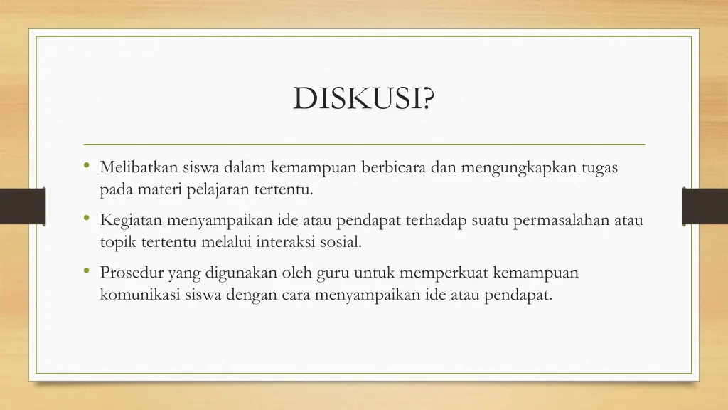 diskusi