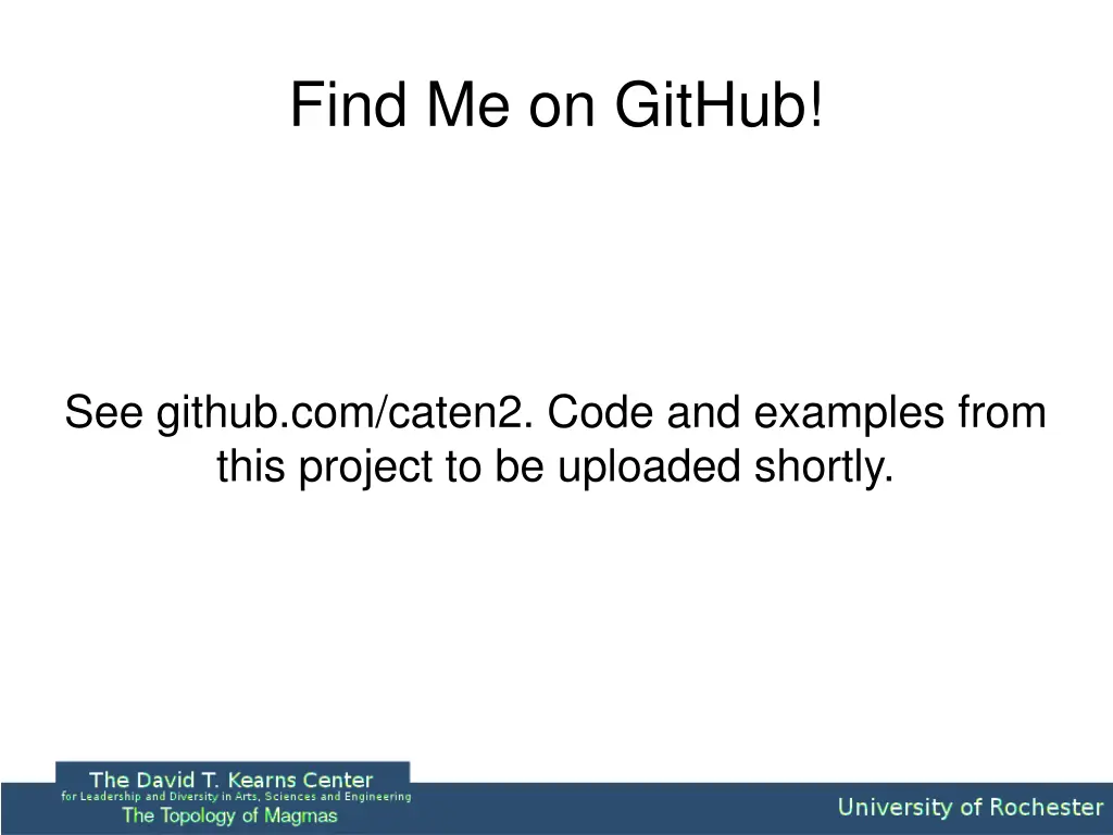 find me on github