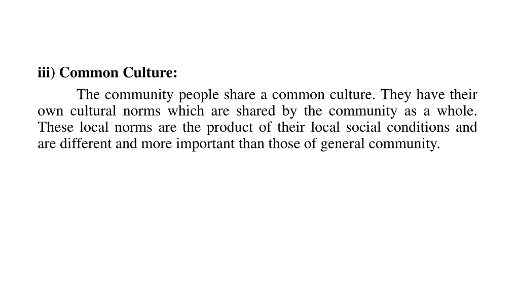 iii common culture the community people share