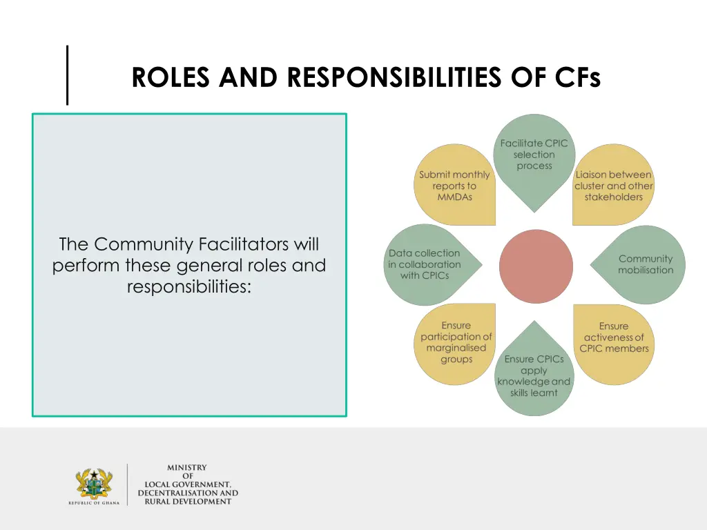 roles and responsibilities of cfs