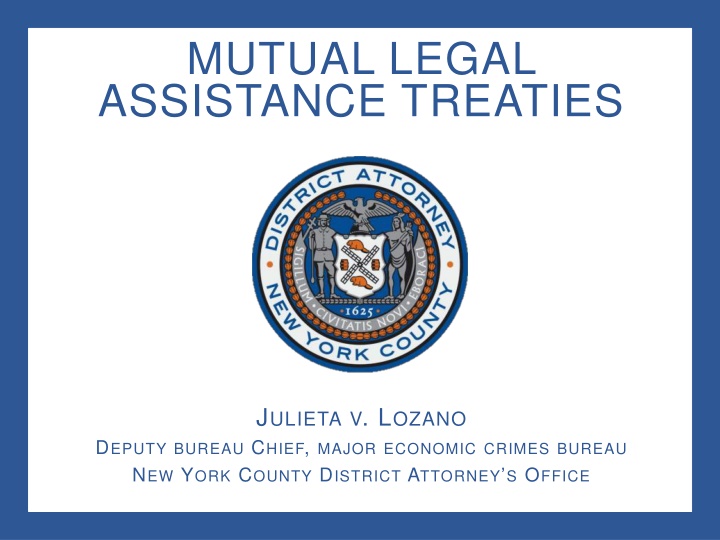 mutual legal assistance treaties