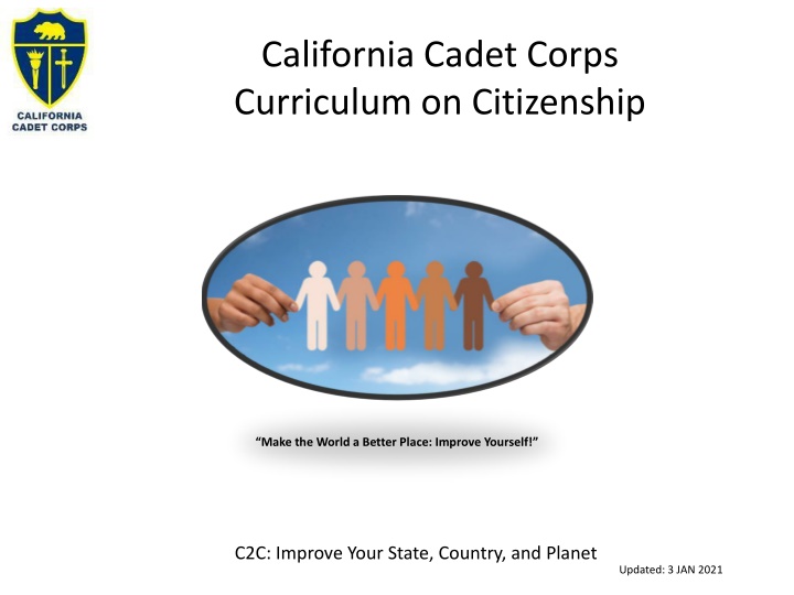 california cadet corps curriculum on citizenship